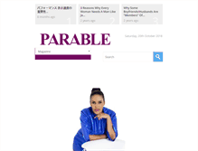 Tablet Screenshot of parable.co.za